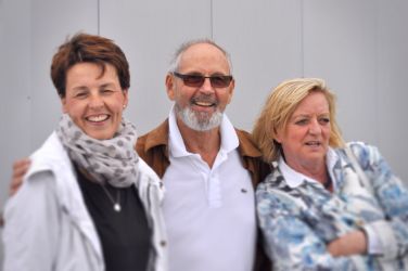 Dr. Günter Schröter von Dittrich & Meuche mit Frau Schröter und Ina Weigand