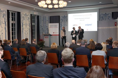 Verleihung des Niedersächsischen Wirtschaftspreises im Blauen Saal des Hannover Congresszenrums