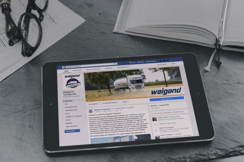 Weigand informiert auf Facebook über die Ausbildung und den Beruf des Berufskraftfahrers.